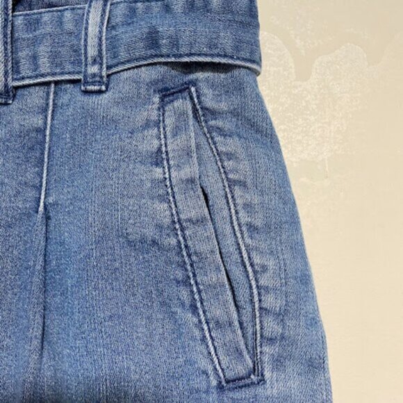 Pilcro and the Letterpress Denim Culottes Women's Wide-leg Cropped Size 4 - Picture 4 of 8